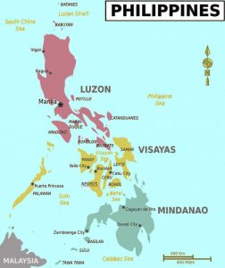 Philippines Negros Map